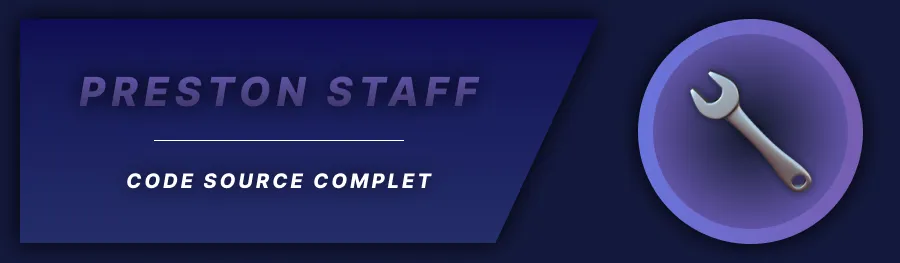 Preston - Staff ( OPEN SOURCES ) Banner