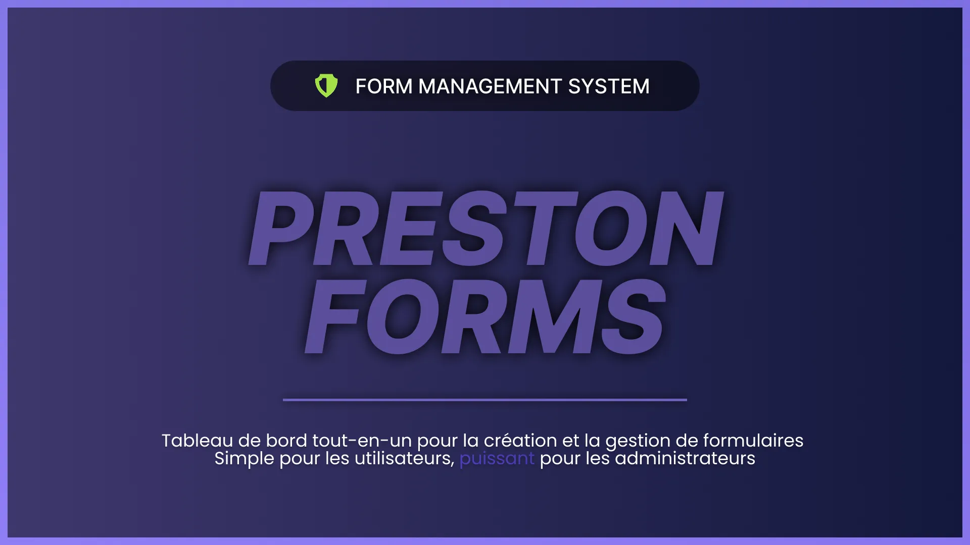 Preston - Forms Banner