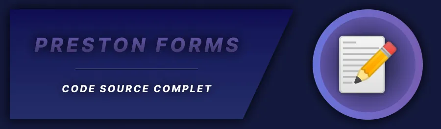 Preston - Forms ( OPEN SOURCES ) Banner